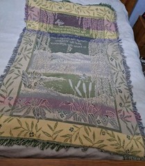 45×65 Serenity Prayer Throw Wall Tapestry Fringed