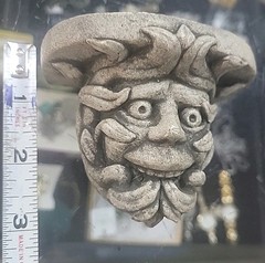 Vintage RDS Signed Gargoyle Fantasy Small Shelf 3″ X 4″