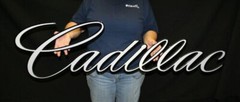 CADILLAC Script Steel Sign