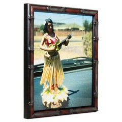 Craig Frames Vintage Bamboo, 0.75″ Brushed Mahogany, Wood Core Picture Frame