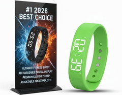 Vibrating Alarm Clock Silent Wristband for Heavy Sleepers Battery Wrist Watch Ba