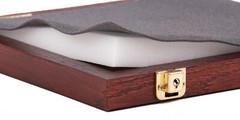 Two Timbers Medium Display Case Cherry Finish 2″x9″x15″ Knife Arrowhead Pins