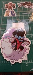 X-MEN’S X NIGHTCRAWLER X VYNIL HIGH-GLOSS DIE-CUT STICKER 3X2 INCH STICKER X