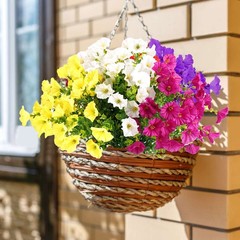 2-10 Bundles Artificial Flower Outdoor indoor UV Resistant Fake Flowers Plant