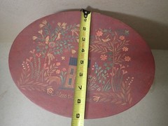 (4) Oval Primitive Nesting Storage Bob’s Boxes Bless This House Lang Card Co.
