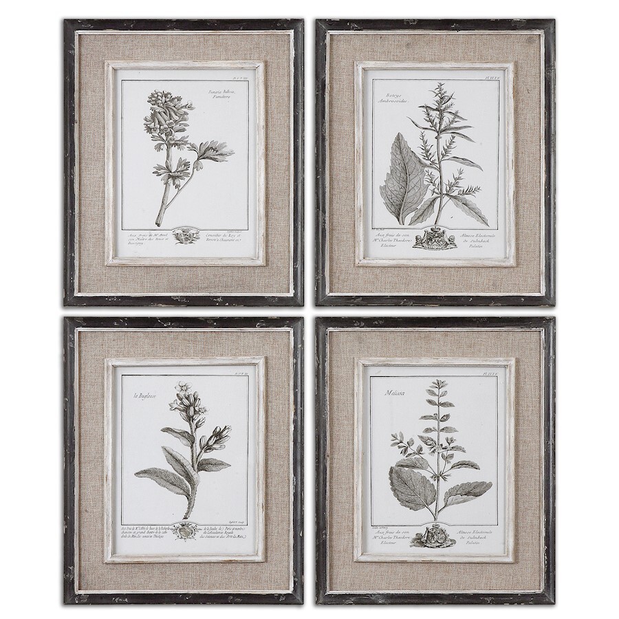 Uttermost Casual Grey Study Framed Art Set of 4 – 32510