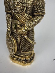 Authentic Turkish Golden Plated Muslim Ottoman Soldier Warrior Jawshan 9.25in