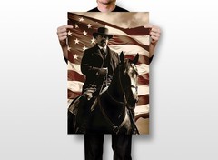26th President Roosevelt USA Flag – 250 Years of America Decor – POSTER 20″x30″