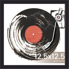 Vinyl Frame Record Frames for the Wall Display Album Covers, Wood 12.5×12.5