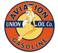 Aviation Union Oil Gasoline Oil Gas Pump Gas Station Racing Sticker Decal R8369