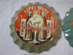 Ohio Wholesale Inc. Home Decor Nostalgic Metal Bottle Cap Wall Signs Set Of 6