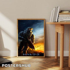 Halo 3 Awakening Premium Poster Game Artwork Microsoft Xbox