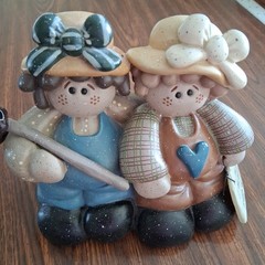 CMI HENTON Forever Friends Sisters Girls Figurine Home Decor Country Friendship