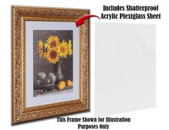 4-Pack Custom Picture Poster Frame 3″ Gold Ornate 16×20 24×36 1946-083
