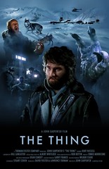 AA5470 The Thing Film By John Carpenter 1982 Blue Movie Poster 11×17