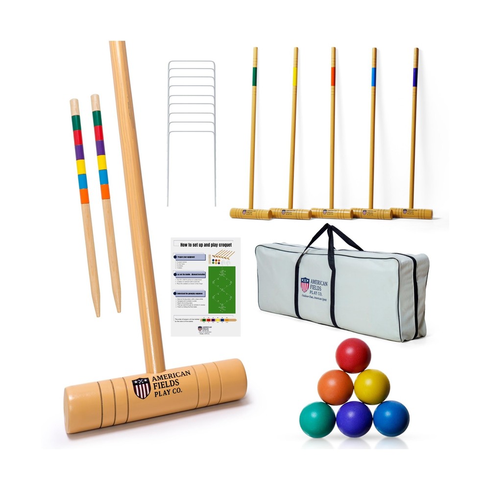 Professional Croquet Set for Adults – Deluxe Croquet Sets for Families wit