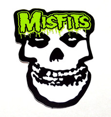 THE MISFITS – Logo Die Cut Sticker Decal Music Band Rock Punk The Misfits