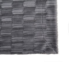 Luxury Fuzzy Leaf Pattern Faux Fur Throw Blanket Warm Cozy Blanket for Couch Bed