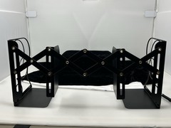 Adjustable Bookends Metal Bookends Expandable 6” To 16” Black Decorative