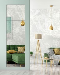 Unbreakable Full Length Mirror For Wall Mounted, Over The Door Mirror, Full B…