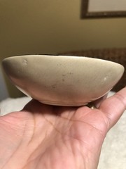 Hand Painted/Carved Bowl Trinket Dish Decor Soapstone 4” Art