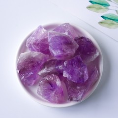 Purple Rough Stone Style Aroma Diffuser Rocks Fish Tank Decor 500g