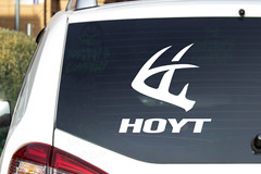HOYT -CNC cut Decal Vinyl Sticker-Pic from multi colors!