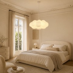 Imitation Silk Cloud Atmosphere Pendant Lamp,Creative Theme Park Decorative Lamp