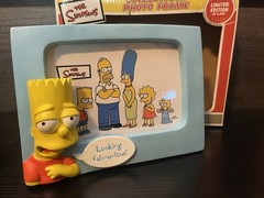 2003 The Simpsons Picture Frame 3D Limited Edition NOS 4X6 Bart Looking fabulous