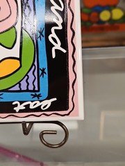 Sandra Magsamen Table Tile Ceramic You Can Have Your Cake Eat It 1992