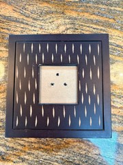 PICTURE PHOTO FRAME – Wood Brown – 2 1/2 x 2 1/2