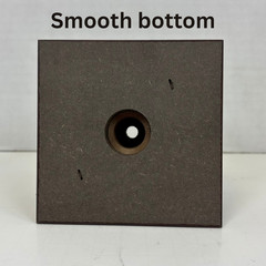 Display Base Pedestal Cherry Finish Square Stand Blank for Trophies, DIY Project