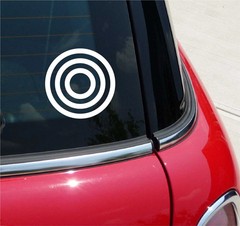 TARGET HUNTING BULLSEYE GRAPHIC DECAL STICKER ART CAR WALL DECOR