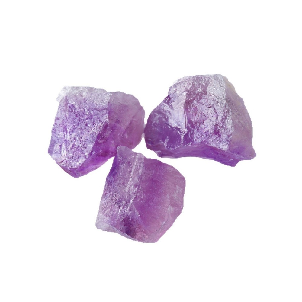 Purple Rough Stone Style Aroma Diffuser Rocks Fish Tank Decor 500g