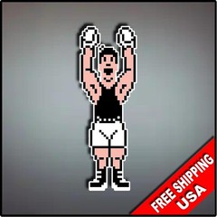 Little Mac Mike Tyson’s Punch Out 8″ x 3″ Vinyl Decal Sticker Emblem 8-bit Pixel