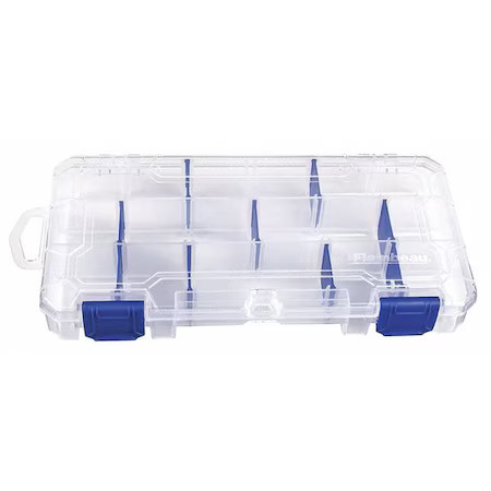 Flambeau 3003 Adjustable Compartment Box, 3 To 18 Compartments, 8-7/8 In L X