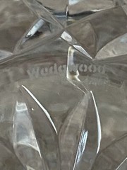 Wedgewood Full Lead Crystal Hand Cut Round Vase/Bowl 4.5″ Tall