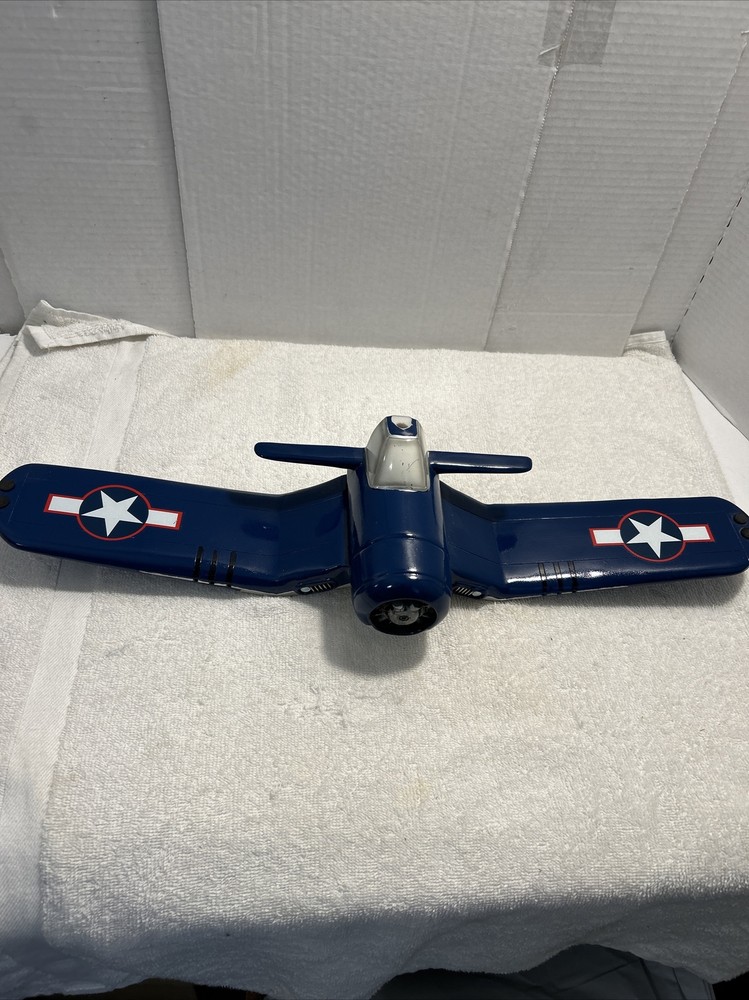 Blue Airplane Wall Decor Item
