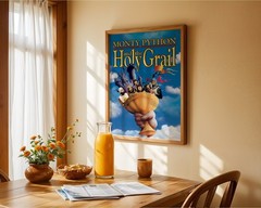 Monty Python and the Holy Grail (1975) Movie Poster Wall Art Print