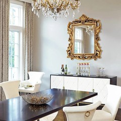 Vintage Gold Baroque Mirror – 26.3» x 32.6» Ornate Wall Decor