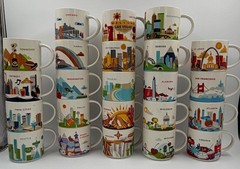 Starbucks You Are Here Mug 14 Oz Ceramic Collectible City Souvenir Cup