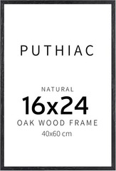 puthiac 16×24 Picture Frames for Wall – Minimalist 16×24 Poster Frame Natural
