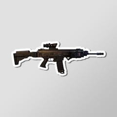 Bren 805 Rifle Gun – Laptop Sticker Vinyl 4″ Wide