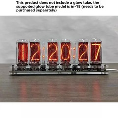 Retro 6-digit IN18 Nixie Clock Nixie Tube Clock IN-18 Four Tubes Nixie Clock