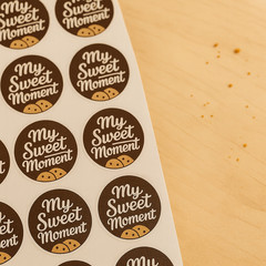 100 Small Business Packaging Stickers Custom Logo Labels 2″ Matte or Glossy