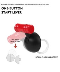𝙊𝙧𝙞𝙜𝙞𝙣𝙖𝙡 Push Start Button Cover, Metal Car Joystick Push to Start Dec