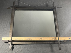 Artisan Hand Forged Rustic Ozark Iron Wall Mirror Decorative Arrow Border Frame