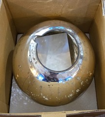 Pottery Barn Antique Mercury Globe Medium With Original Box 7.5in Diameter