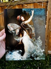Mermaid Wall Art Print Of A Painting Art Mermaids Decor 8×10 Selkie Nymph Fairy