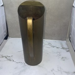 Mid Century Brass Pitcher 9 inches Tall Straight